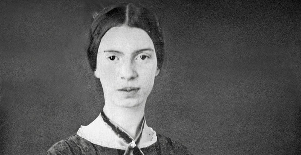 La poetessa americana Emily Dickinson in un dagherrotipo del 1847